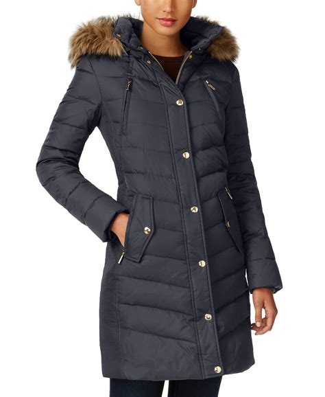 michael kors winter coat women's|michael kors ladies padded coats.